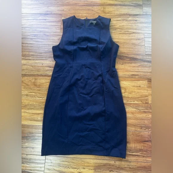 Liverpool Sleeveless Sheath Dress, Cadet Blue size 8 - Picture 2 of 5